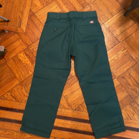 Dickies Regular Fit Cuffed Work Pants, Forest Green - Picture 8 of 8